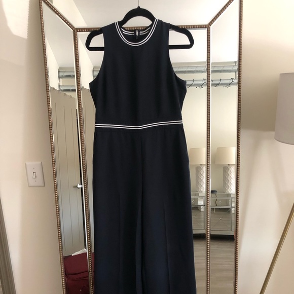 Navy blue banana republic jumpsuit - Picture 2 of 8